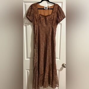 Leopard Reclaimed Vintage dress